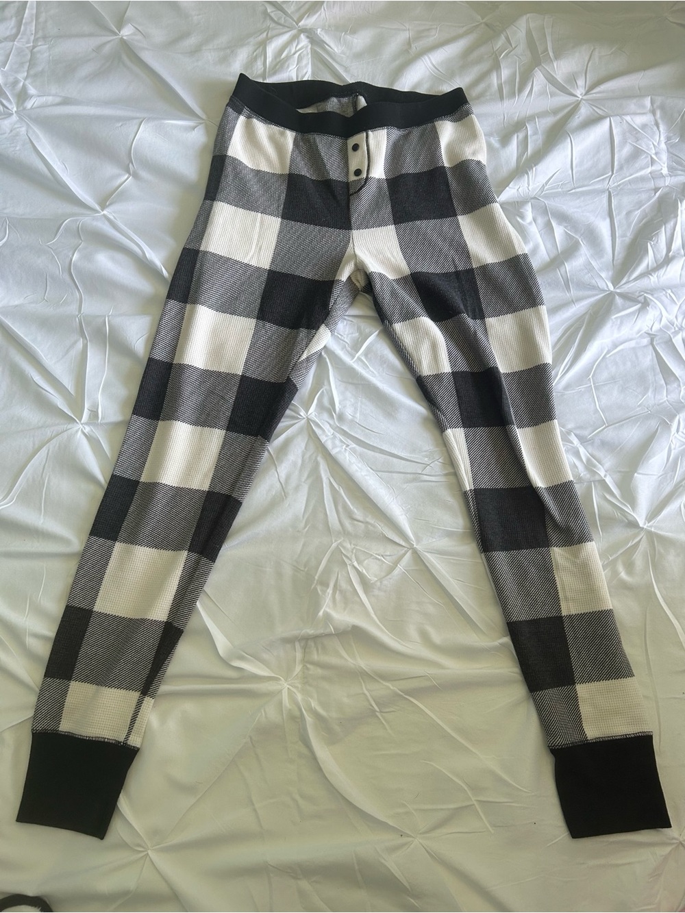 Old Navy Plaid Thermal Pants